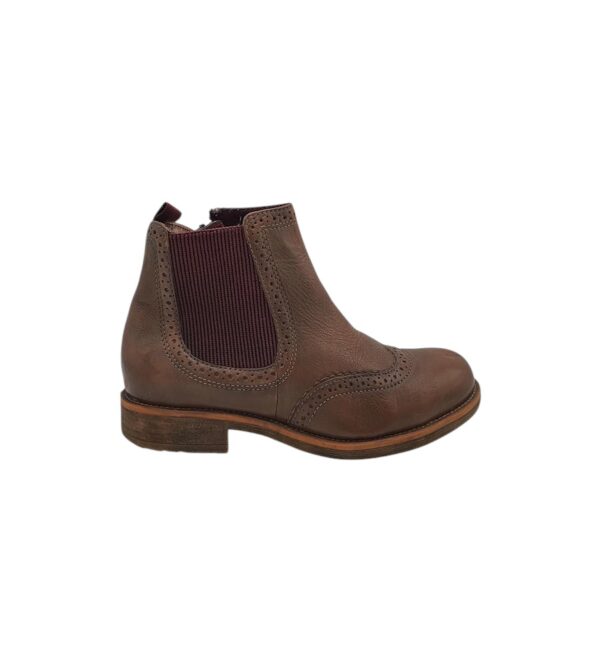 Ghete dama Tamaris 38, piele, maro - imagine 1
