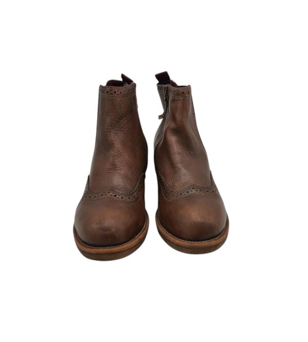 Ghete dama Tamaris 38, piele, maro - imagine 3