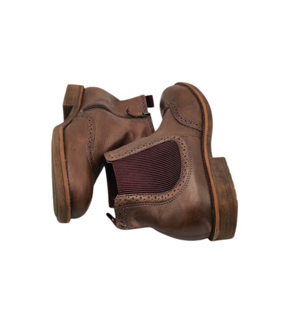 Ghete dama Tamaris 38, piele, maro - imagine 4