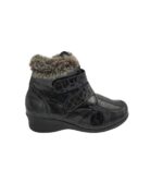Ghete dama Vitaform 39, piele, negru, captusite