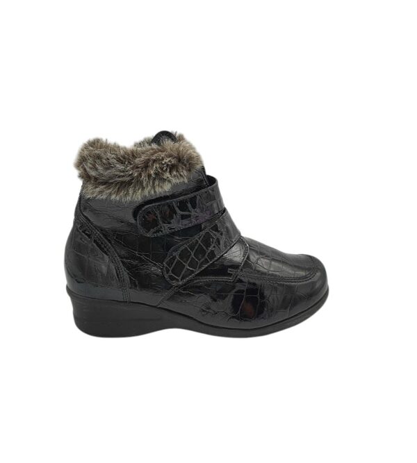 Ghete dama Vitaform 39, piele, negru, captusite - imagine 1
