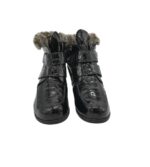 Ghete dama Vitaform 39, piele, negru, captusite - imagine 3