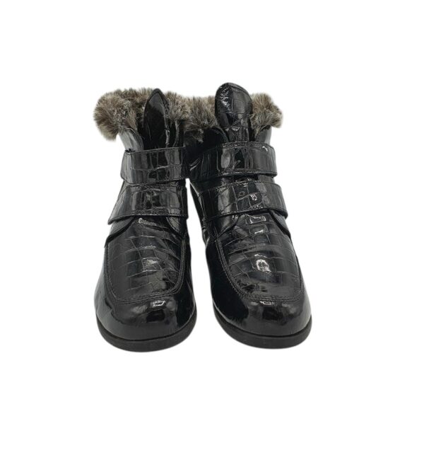 Ghete dama Vitaform 39, piele, negru, captusite - imagine 3