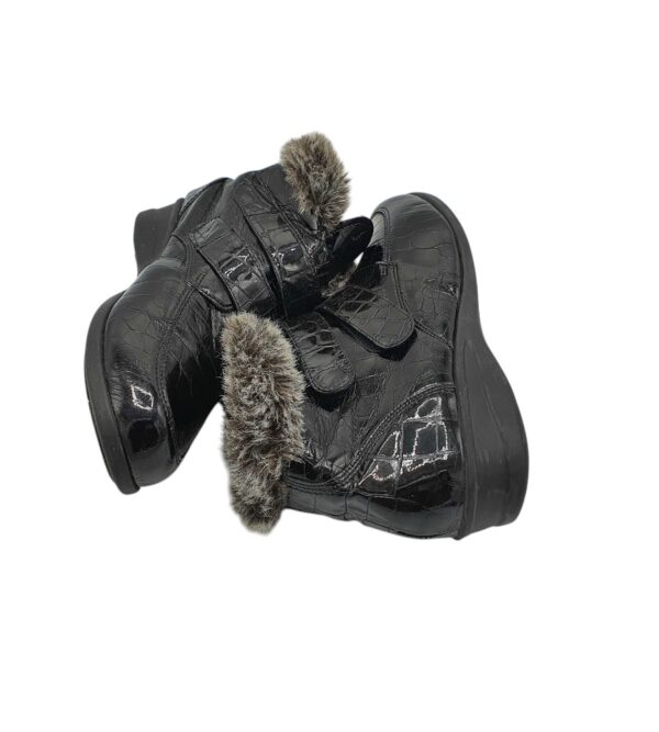 Ghete dama Vitaform 39, piele, negru, captusite - imagine 4