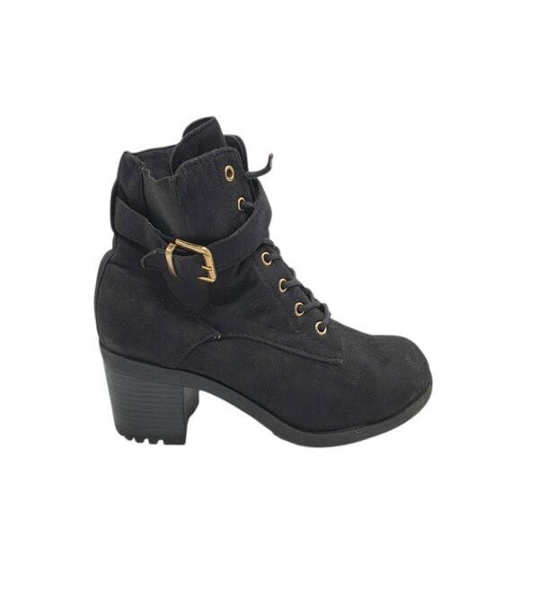 Botine dama Atmosphere 42, material textil, negru - imagine 1