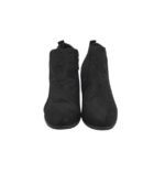 Botine dama Papaya 37, material textil, negru - imagine 3