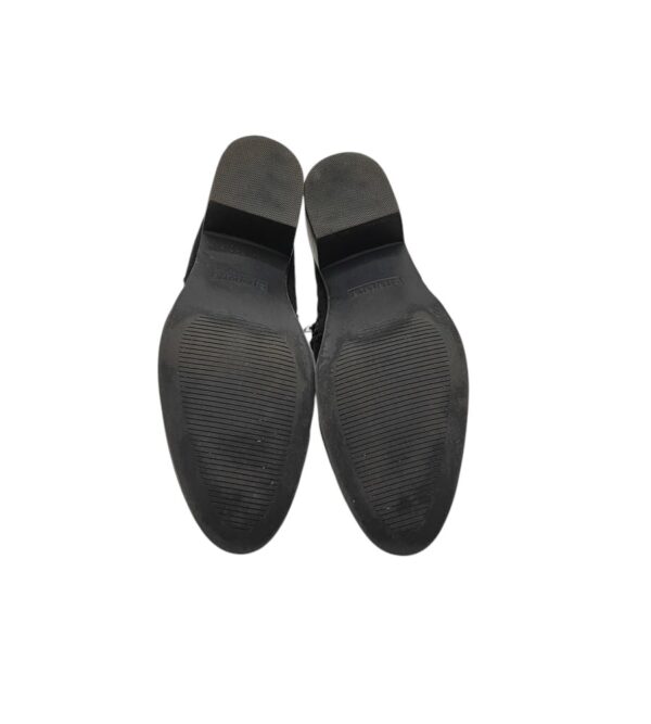 Botine dama Papaya 37, material textil, negru - imagine 5
