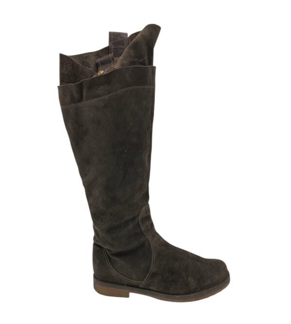 Cizme dama Gabor 39, piele intoarsa, bej - imagine 1