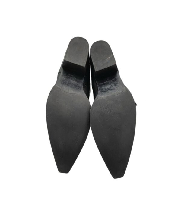 Cizme dama Zara 39, piele, negru - imagine 5