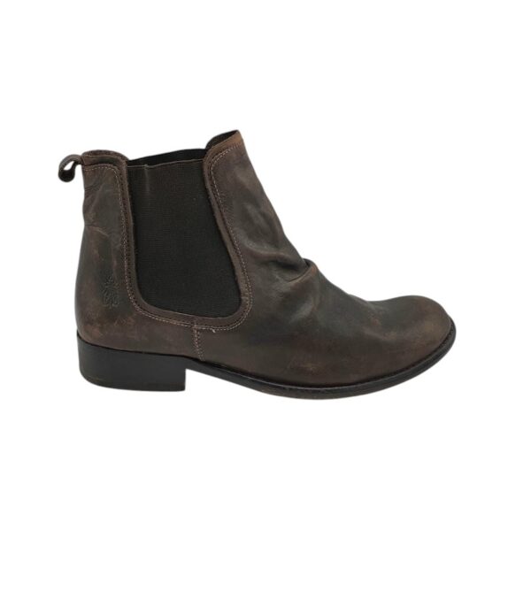 Ghete barbati Fly London 44, piele, maro - imagine 1
