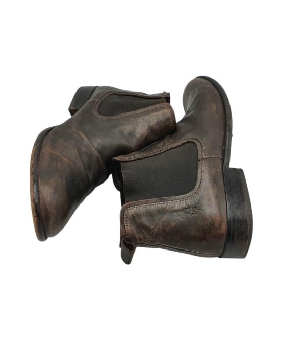 Ghete barbati Fly London 44, piele, maro - imagine 4