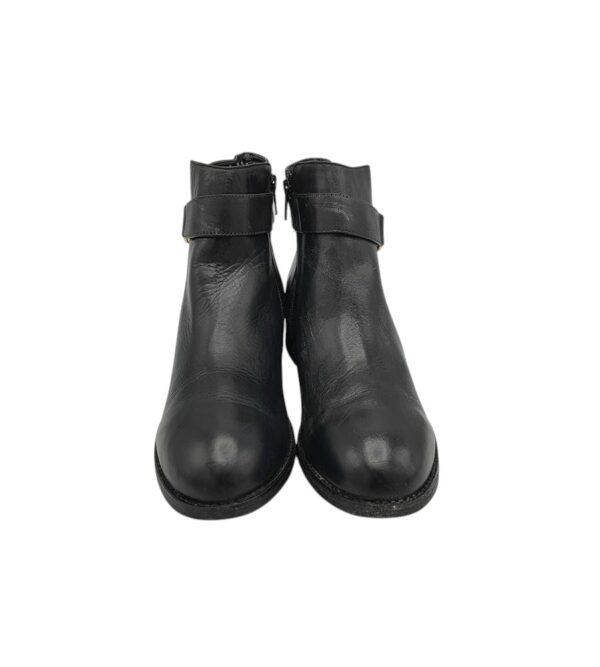 Botine dama Buffalo 40, piele, negru - imagine 3