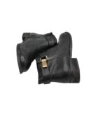 Botine dama Buffalo 40, piele, negru - imagine 4