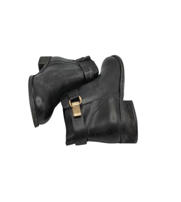 Botine dama Buffalo 40, piele, negru - imagine 4