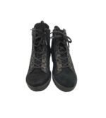 Botine dama Gabor 38, piele intoarsa, negru gri - imagine 3