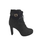 Botine dama Anna Field 41, material textil, negru