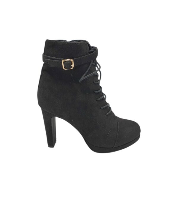 Botine dama Anna Field 41, material textil, negru - imagine 1