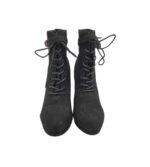 Botine dama Anna Field 41, material textil, negru - imagine 3