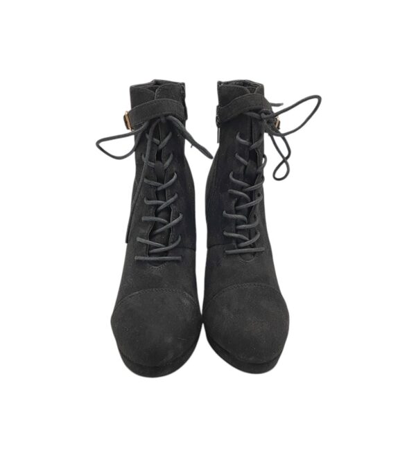 Botine dama Anna Field 41, material textil, negru - imagine 3