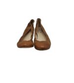 Balerini dama Mango 40, piele, maro - imagine 3