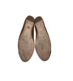 Balerini dama Mango 40, piele, maro - imagine 5