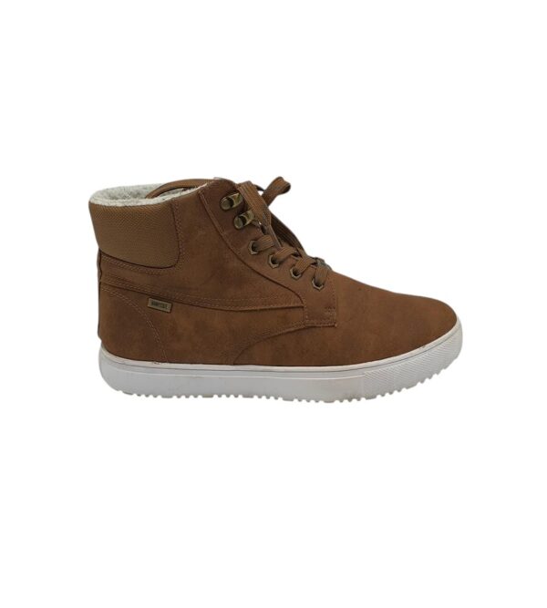 Ghete barbati 44, imitatie de piele, maro, imblanite - imagine 1