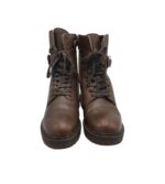 Ghete dama 37, piele, maro - imagine 3