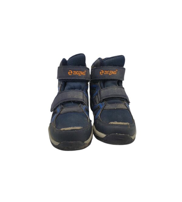 Ghete copii Zigzag 32, imitatie de piele, material textil, albastru, waterproof - imagine 3