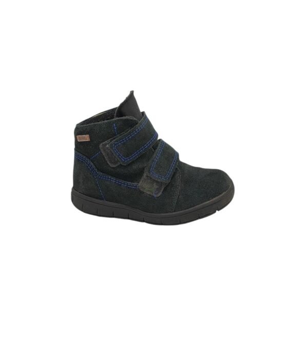 Ghete copii Richter 27, piele intoarsa, negru - imagine 1