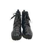 Ghete dama Tamaris 39, imitatie de piele, negru, captusite - imagine 3