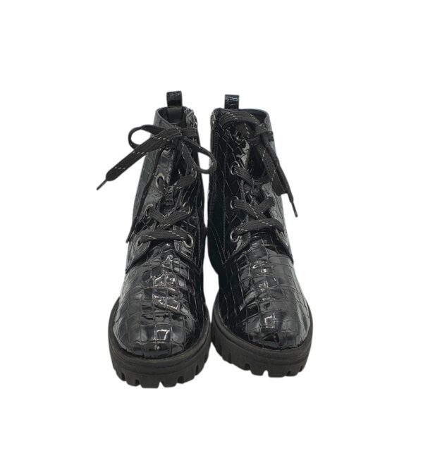 Ghete dama Tamaris 39, imitatie de piele, negru, captusite - imagine 3