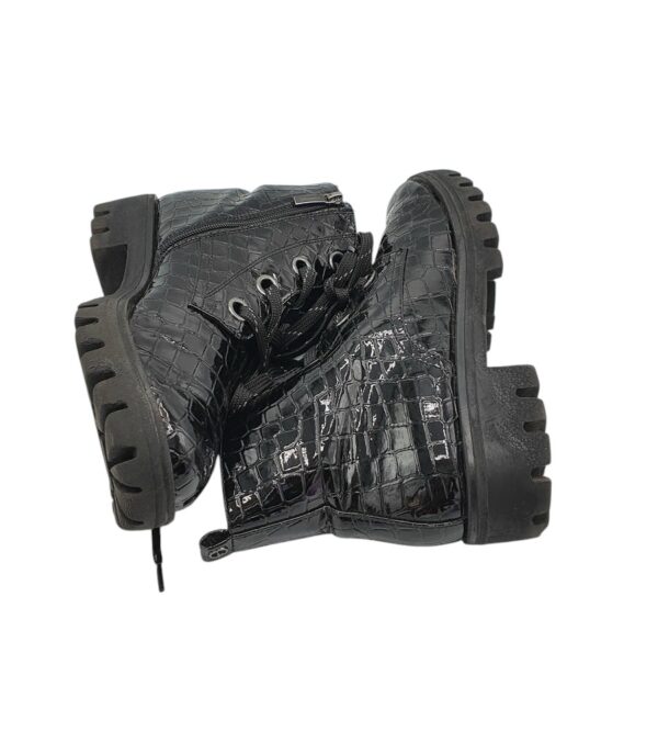 Ghete dama Tamaris 39, imitatie de piele, negru, captusite - imagine 4
