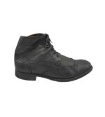 Ghete barbati Belmondo 45, piele, negru