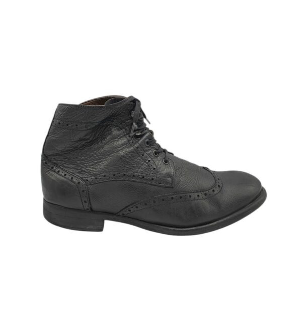 Ghete barbati Belmondo 45, piele, negru - imagine 1