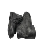 Ghete barbati Belmondo 45, piele, negru - imagine 4