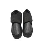 Ghete dama Solidus 38, piele, negru - imagine 3