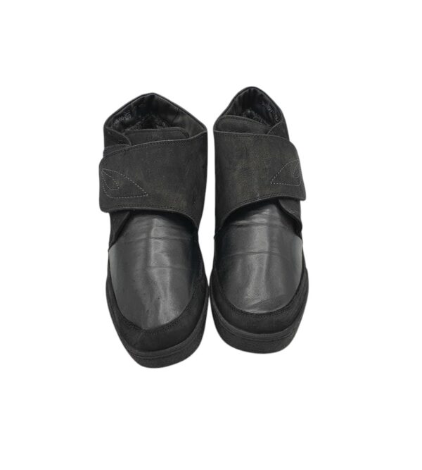 Ghete dama Solidus 38, piele, negru - imagine 3