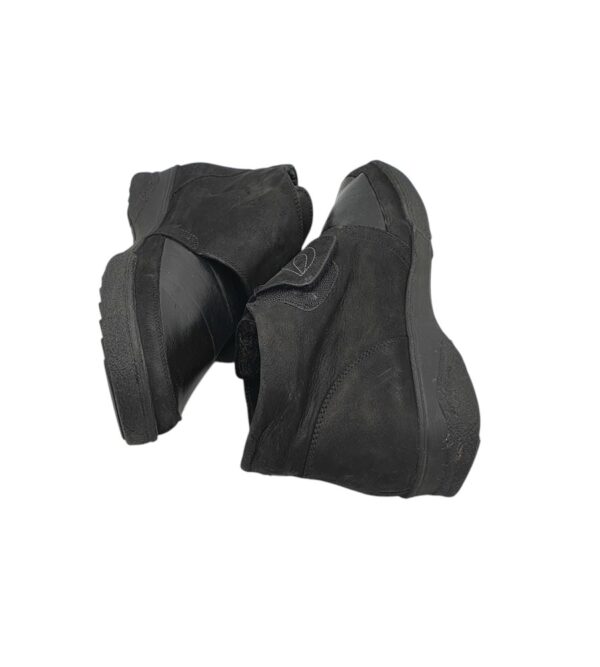 Ghete dama Solidus 38, piele, negru - imagine 4