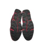 Ghete dama Vaude 38, imitatie de piele, material textil, negru rosu - imagine 5