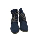 Ghete dama Marco Tozzi 39, material textil, albastru - imagine 3