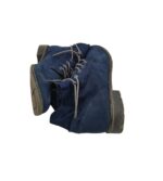 Ghete dama Marco Tozzi 39, material textil, albastru - imagine 4