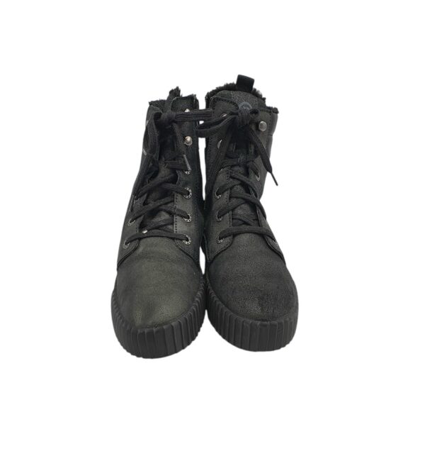 Ghete dama Romika  39, piele, negru, imblanite - imagine 3