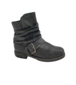 Ghete dama Sansibar 41, piele, negru