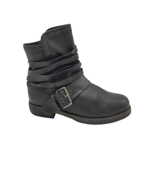 Ghete dama Sansibar 41, piele, negru - imagine 1