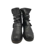 Ghete dama Sansibar 41, piele, negru - imagine 3