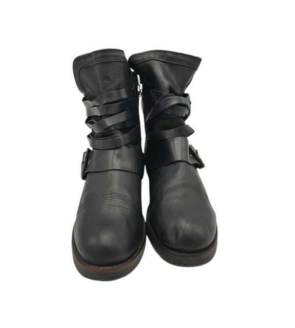 Ghete dama Sansibar 41, piele, negru - imagine 3