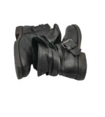 Ghete dama Sansibar 41, piele, negru - imagine 4