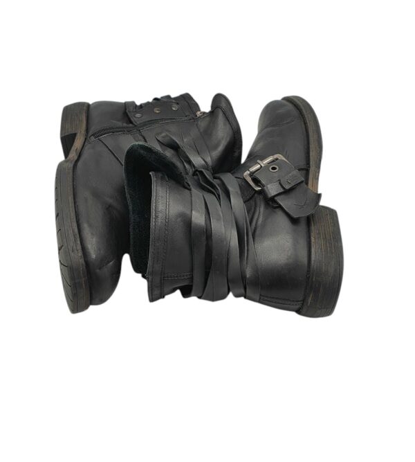 Ghete dama Sansibar 41, piele, negru - imagine 4