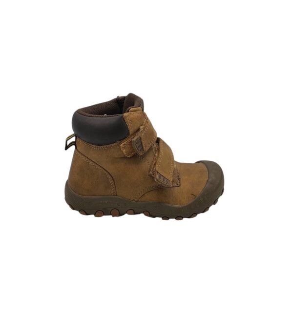 Ghete copii Mishansha, imitatie piele, maro - imagine 1