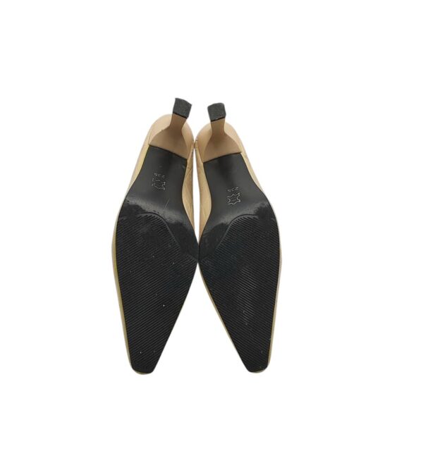 Botine dama 37, imitatie de piele, bej - imagine 5